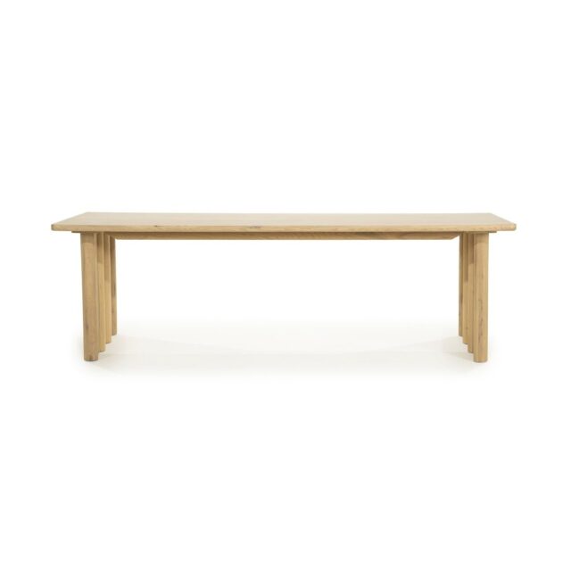 Eleonora eettafel Jake 250x100x79 cm eiken naturel