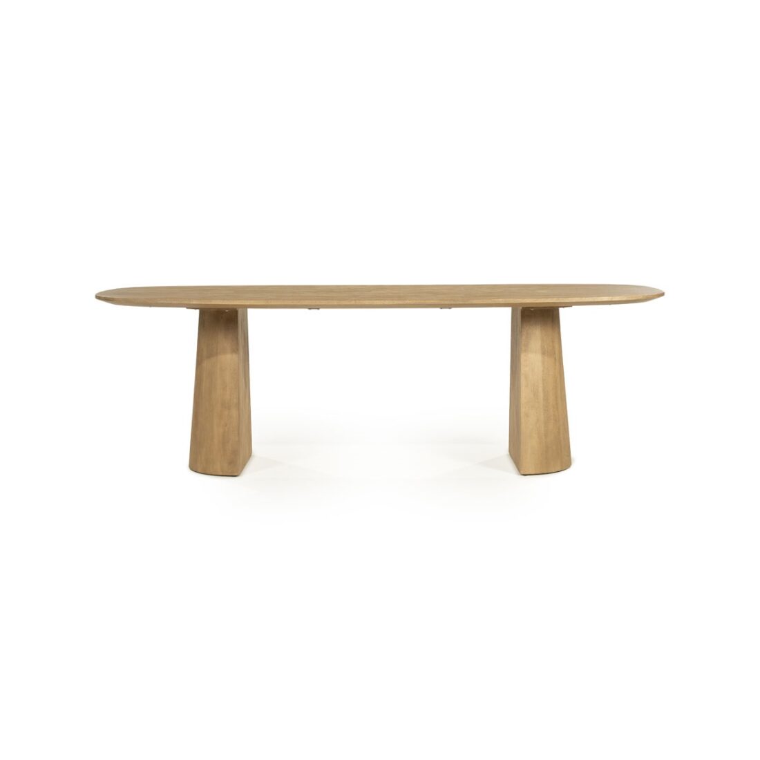 Eleonora eettafel Lune 240x105x77 cm mangohout naturel