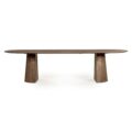 Eleonora eettafel Lune 300x105x77 cm mangohout lichtbruin