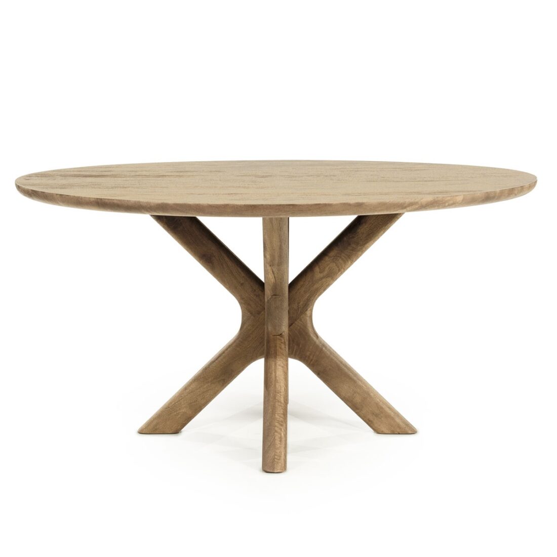 Eleonora eettafel Tycho 150 cm rond mangohout naturel