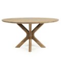 Eleonora eettafel Tycho 150 cm rond mangohout naturel