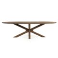 Eleonora eettafel Tycho 260x110x77 cm mangohout lichtbruin