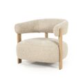 Eleonora fauteuil Lola met arm taupe