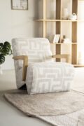Eleonora fauteuil Olek met arm beige libre