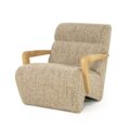 Eleonora fauteuil Olek met arm taupe bay