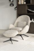 Eleonora fauteuil Ryan met arm beige