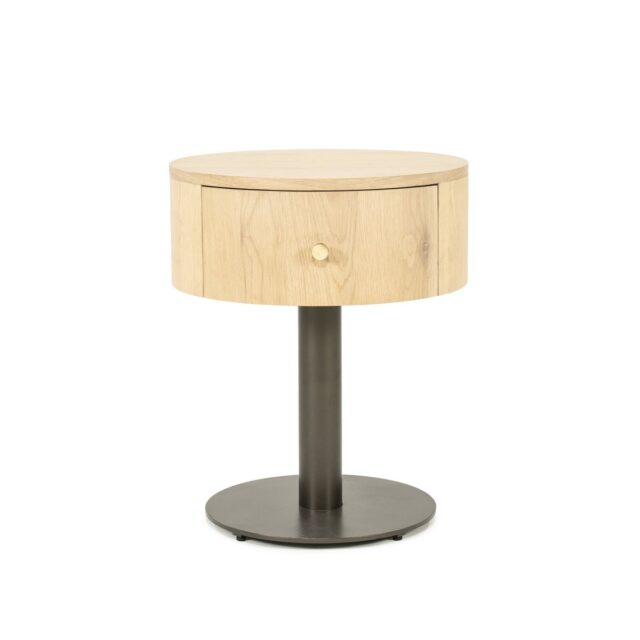 Eleonora nachtkastje Sky 50x50x60 cm eiken