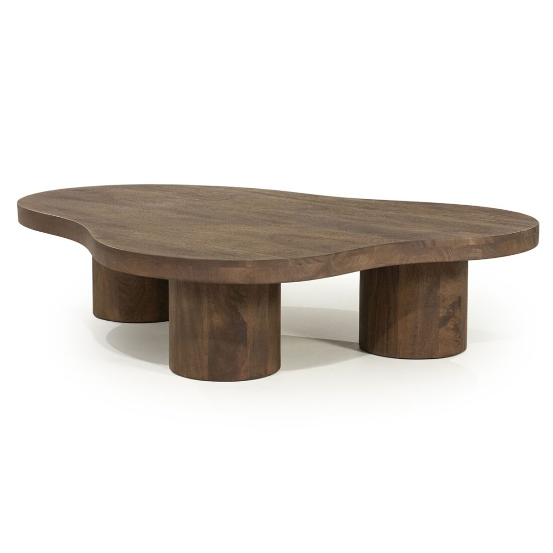 Eleonora salontafel Charlie 130x100x30 cm mangohout lichtbruin Eleonora salontafel Charlie 130x100x30 cm mangohout lichtbruin
