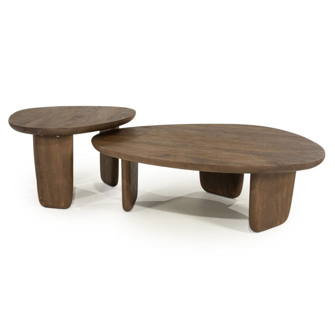 Eleonora Salontafel Maud 100x85x31 5 Cm Mangohout Lichtbruin Eleonora Salontafel Maud 100x85x31 5 Cm Mangohout Lichtbruin