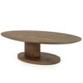 Eleonora salontafel Novia 120x80x30 cm mangohout lichtbruin