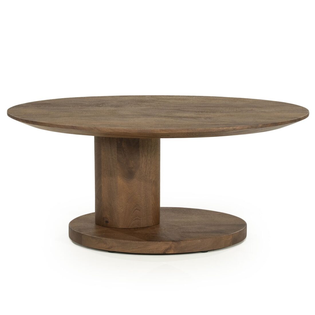 Eleonora salontafel Novia 90x60x35 cm mangohout lichtbruin