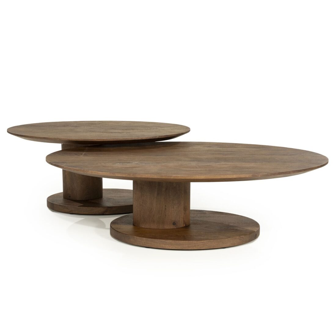 Eleonora salontafel Novia 90x60x35 cm mangohout lichtbruin