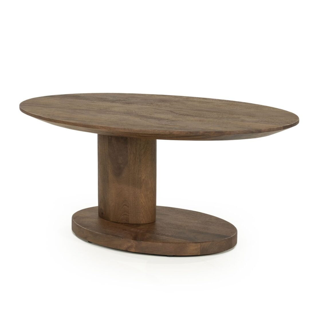 Eleonora salontafel Novia 90x60x35 cm mangohout lichtbruin