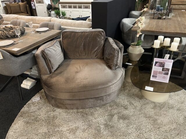 SHOWMODEL UrbanSofa fauteuil Rosa Bergamo Croco Taupe