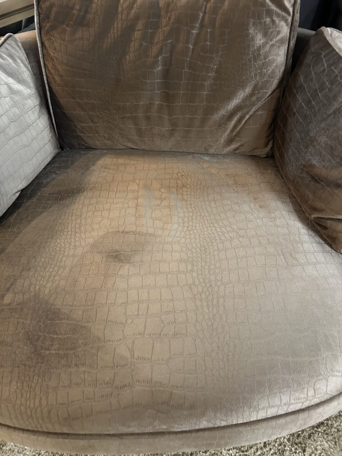 SHOWMODEL UrbanSofa fauteuil Rosa Bergamo Croco Taupe