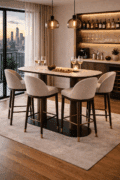 Richmond Interiors bartafel Ritz 140 cm travertin