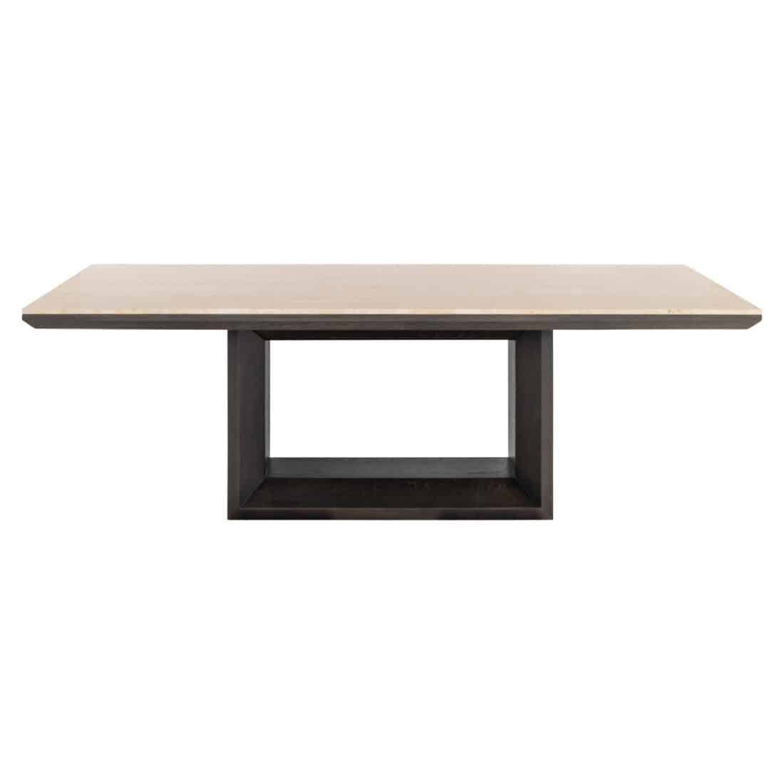 Richmond Interiors eettafel Claremont 230 cm travertin