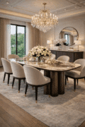 Richmond Interiors eettafel Langford 230 cm keramiek