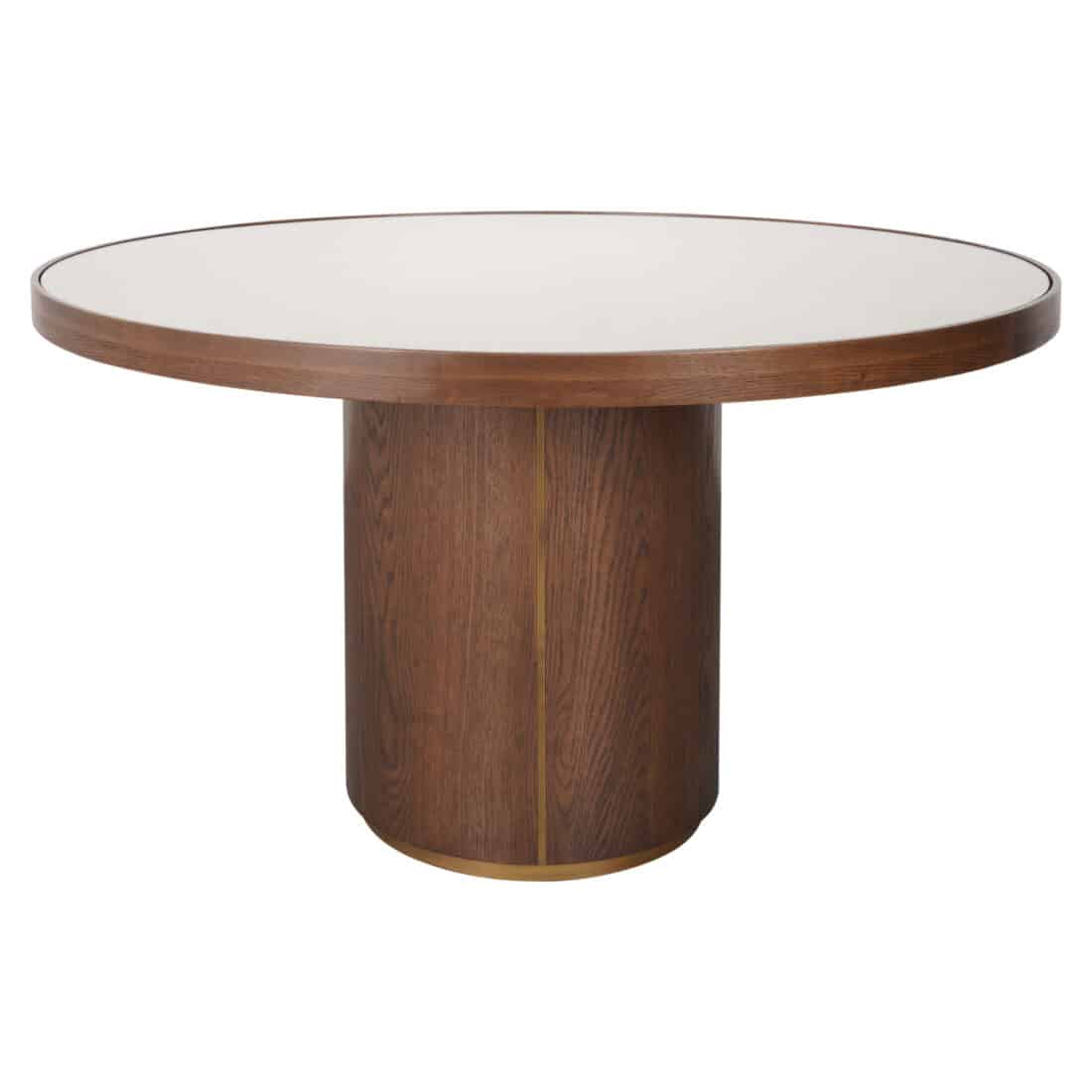 Richmond Interiors Eettafel Willox 130 Cm Rond Linnen Glas