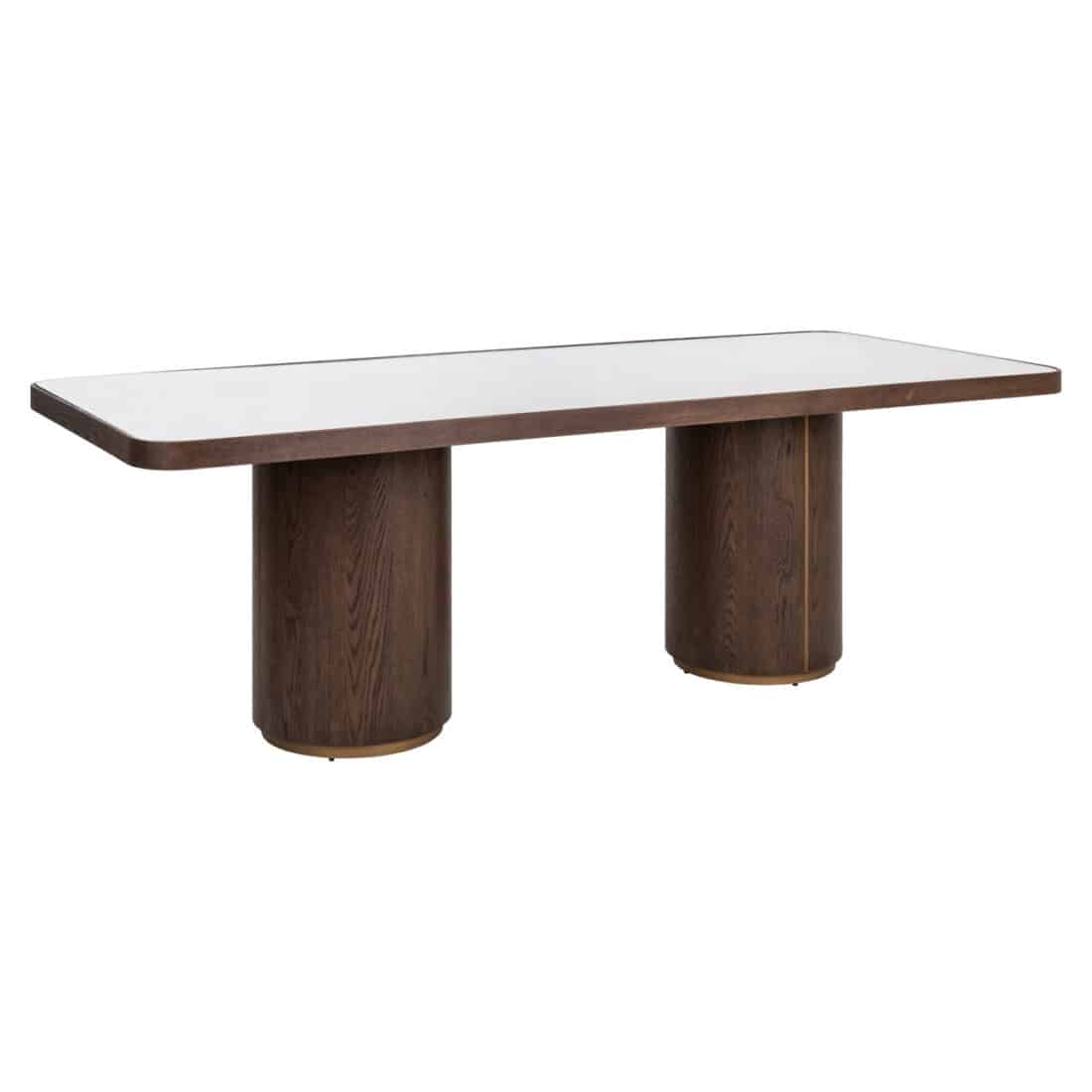 Richmond Interiors eettafel Willox 235 cm linnen glas