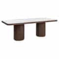 Richmond Interiors eettafel Willox 235 cm linnen glas