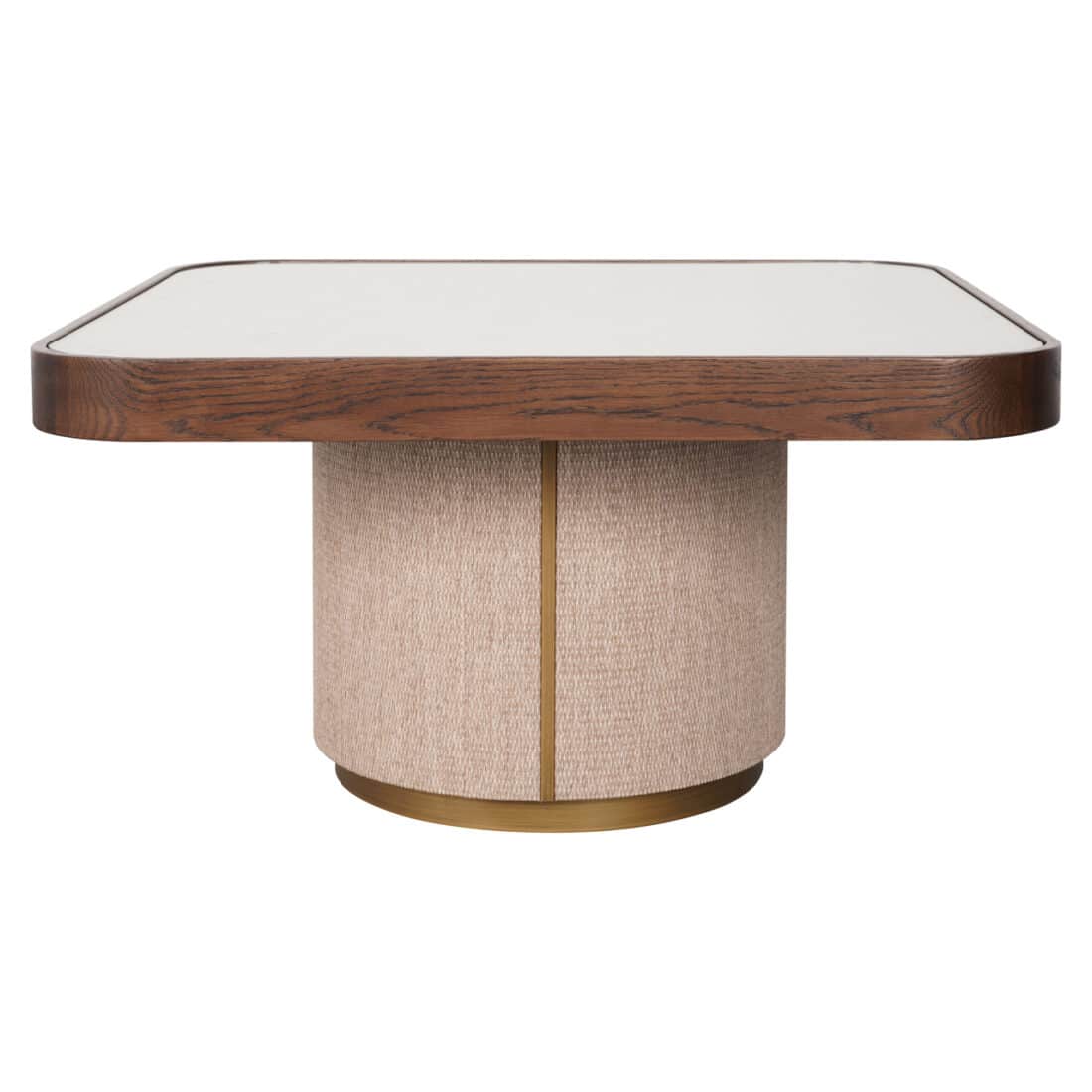 Richmond Interiors salontafel Willox set van 2 linnen glas