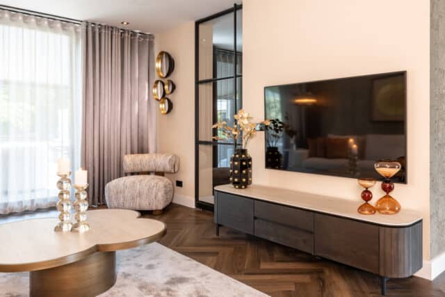 Richmond Interiors tv meubel Ritz 200x44,5x46,5 cm travertin