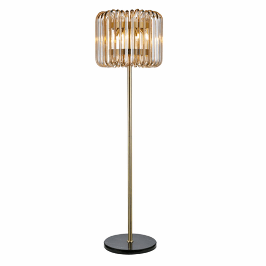 Richmond Interiors vloerlamp 49,5x49,5x170 cm Channa bronze