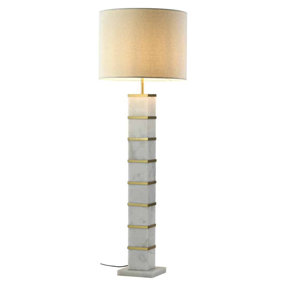 Richmond Interiors vloerlamp 50x50x152 cm Celinae marmer