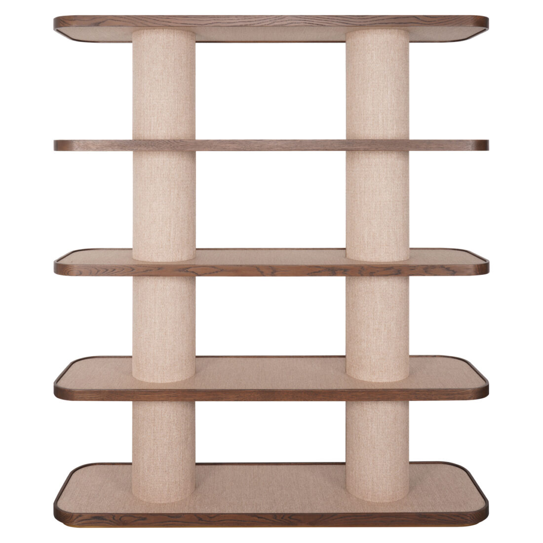 Richmond Interiors Wandkast Willox 150x40x180 Cm Linnen Glas