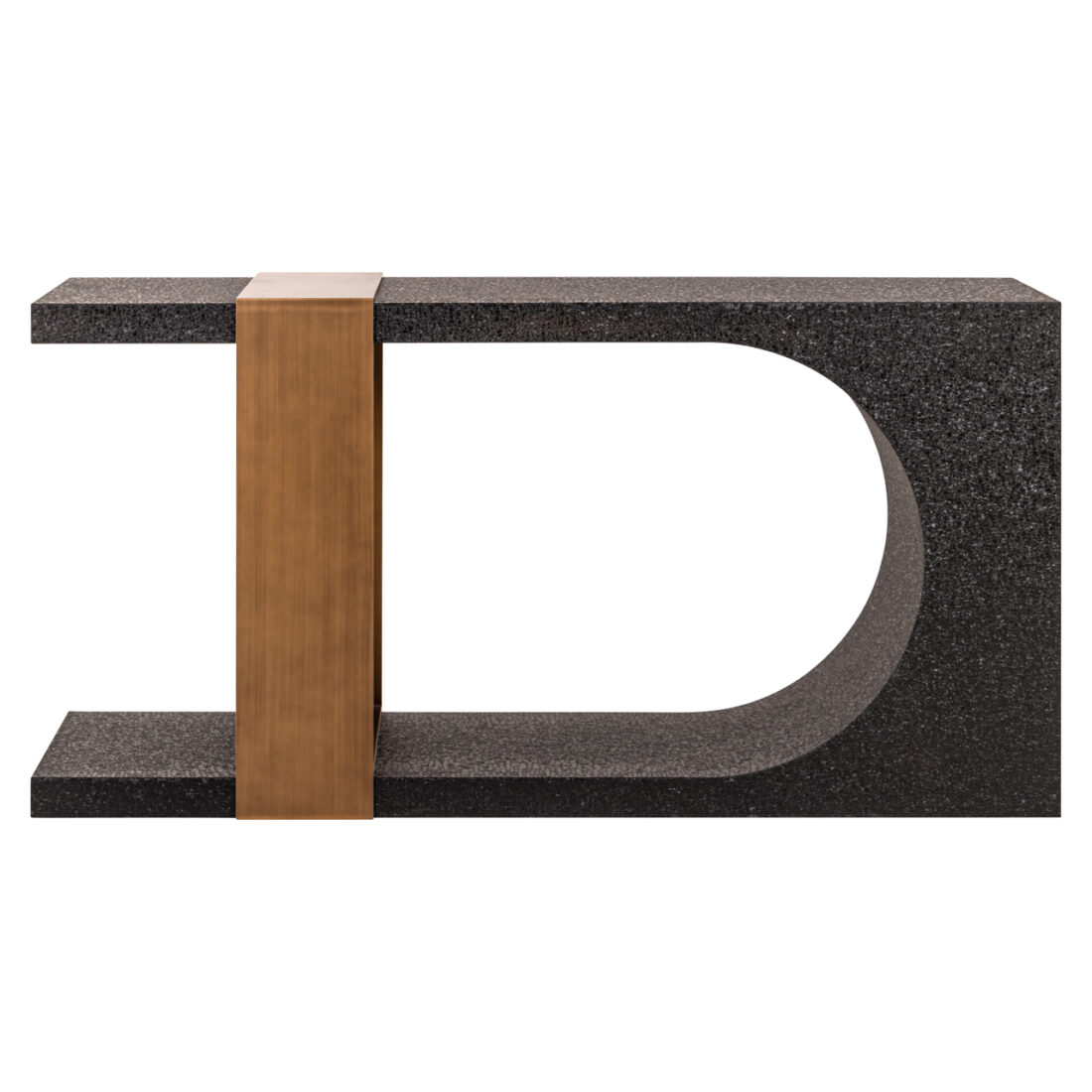 Richmond Interiors wandtafel Alexander Jones 150x36x76 cm metaal