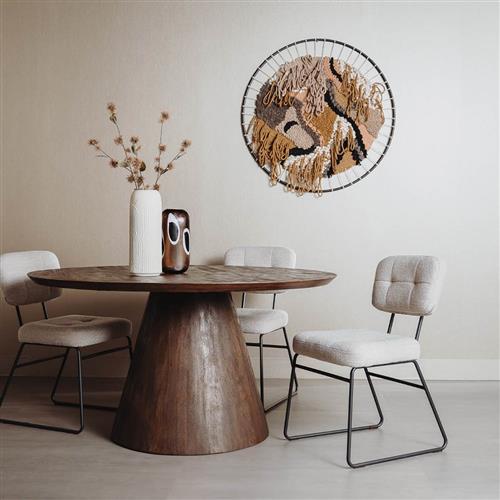 Tower Living eettafel Premana rond bruin mangohout Tower Living eettafel Premana rond bruin mangohout