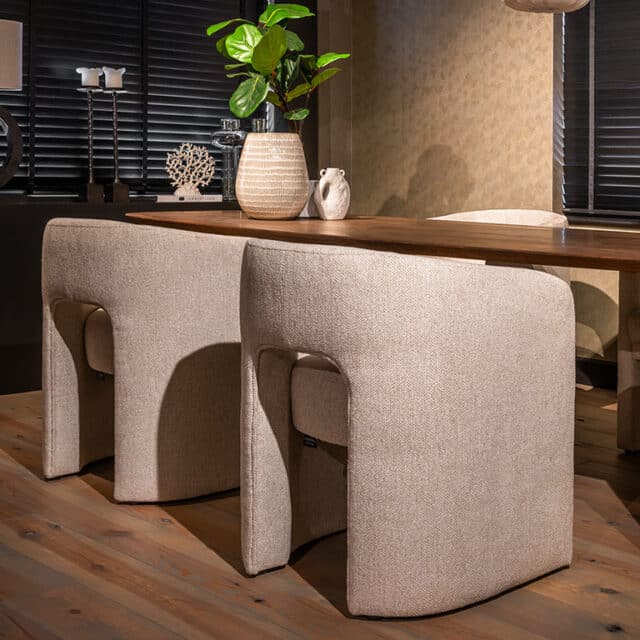 UrbanSofa eetkamerstoel Zafira met arm