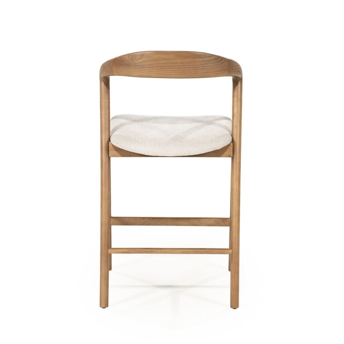 achterkant Eleonora barstoel Rayven lichtbruin