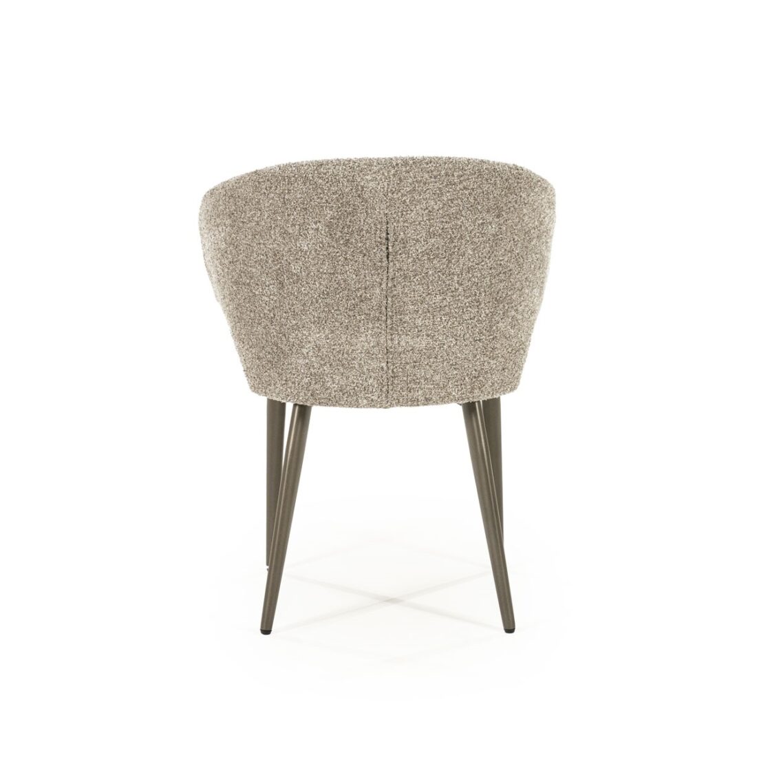 achterkant Eleonora eetkamerstoel Mateo taupe achterkant Eleonora eetkamerstoel Mateo taupe