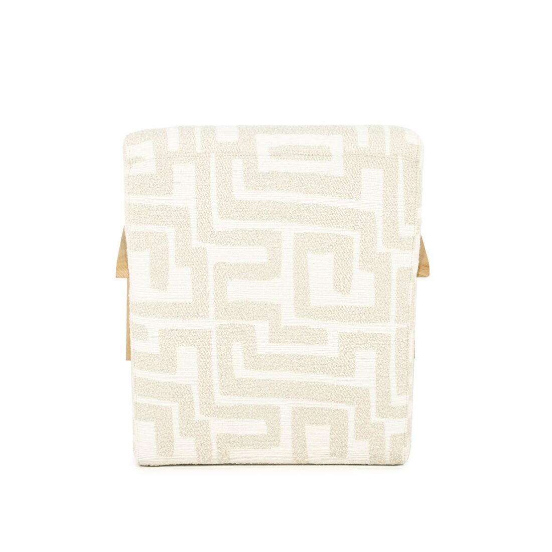 achterkant Eleonora fauteuil Olek met arm beige libre achterkant Eleonora fauteuil Olek met arm beige libre