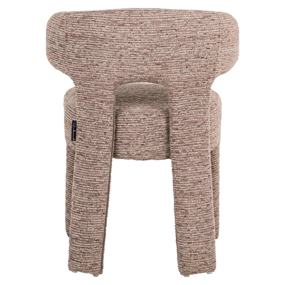 achterkant Richmond Interiors eetkamerstoel Nerio met arm mocca