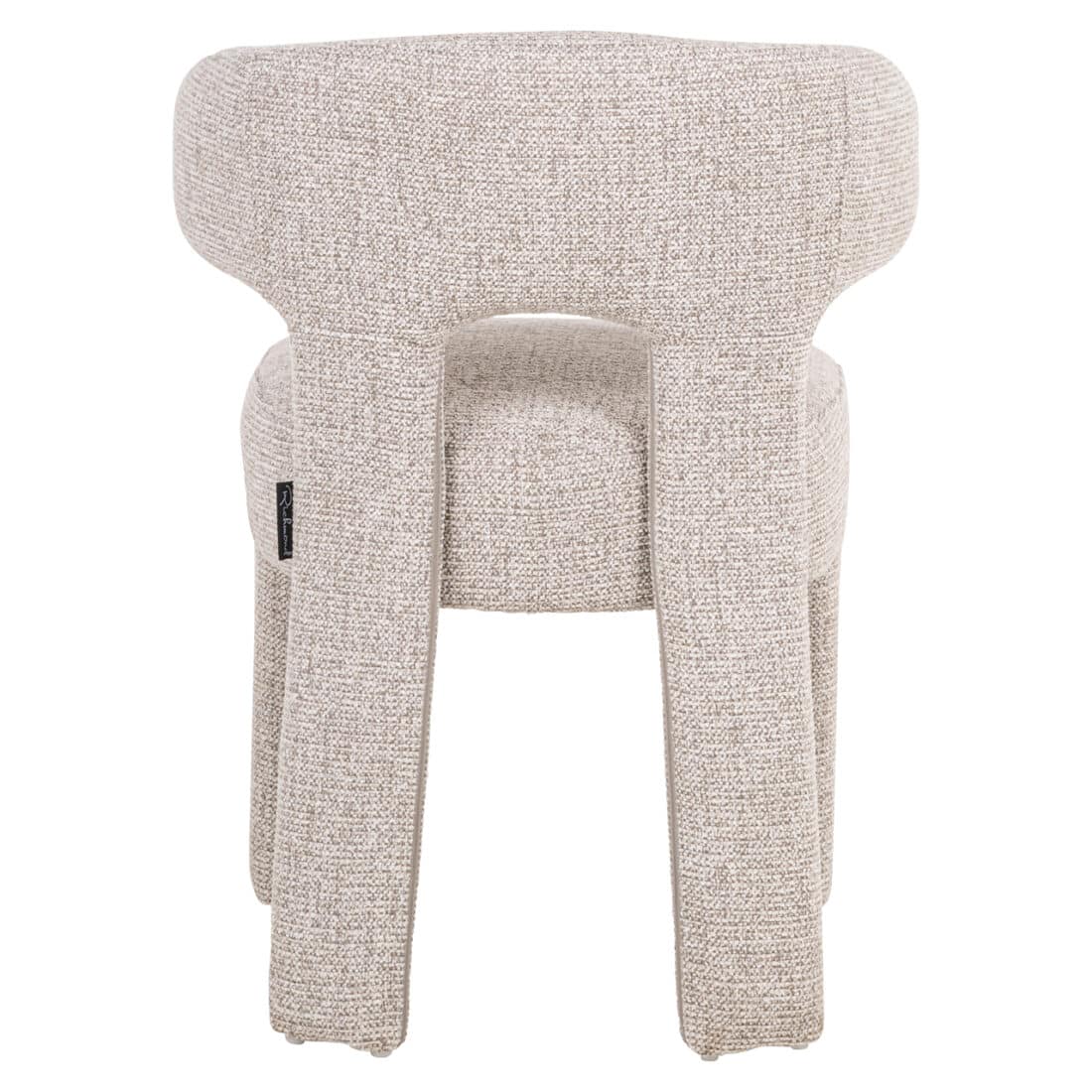 achterkant Richmond Interiors eetkamerstoel Nerio met arm natural