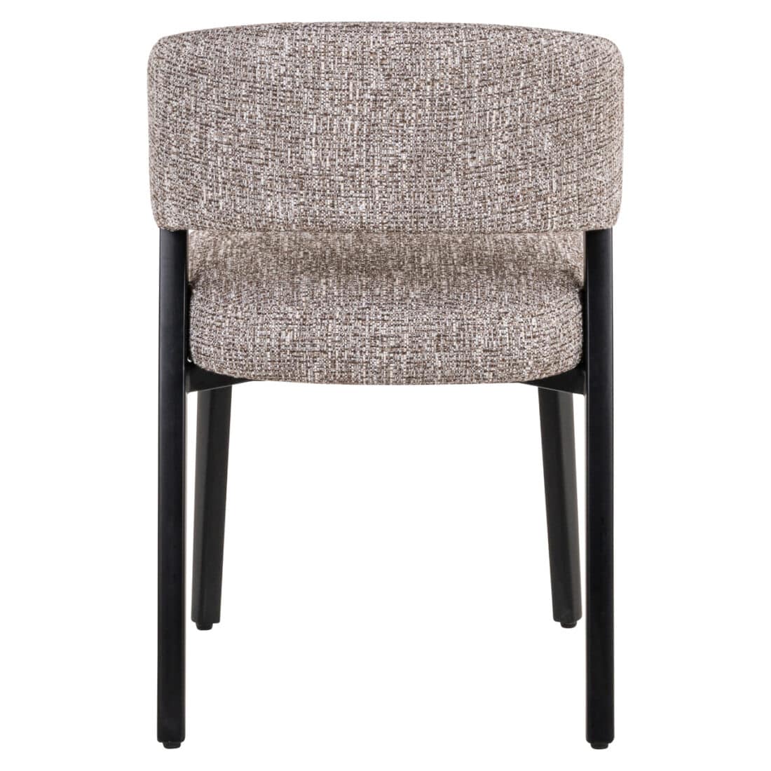achterkant Richmond Interiors eetkamerstoel Zeno earth tweed