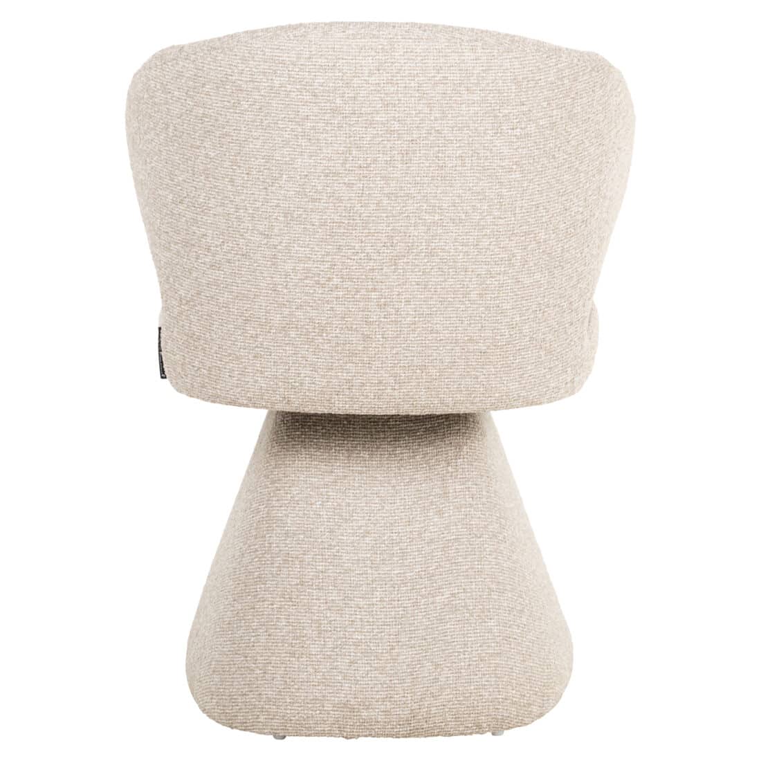 achterkant Richmond interiors eetkamerstoel Zenith draaibaar biscotti