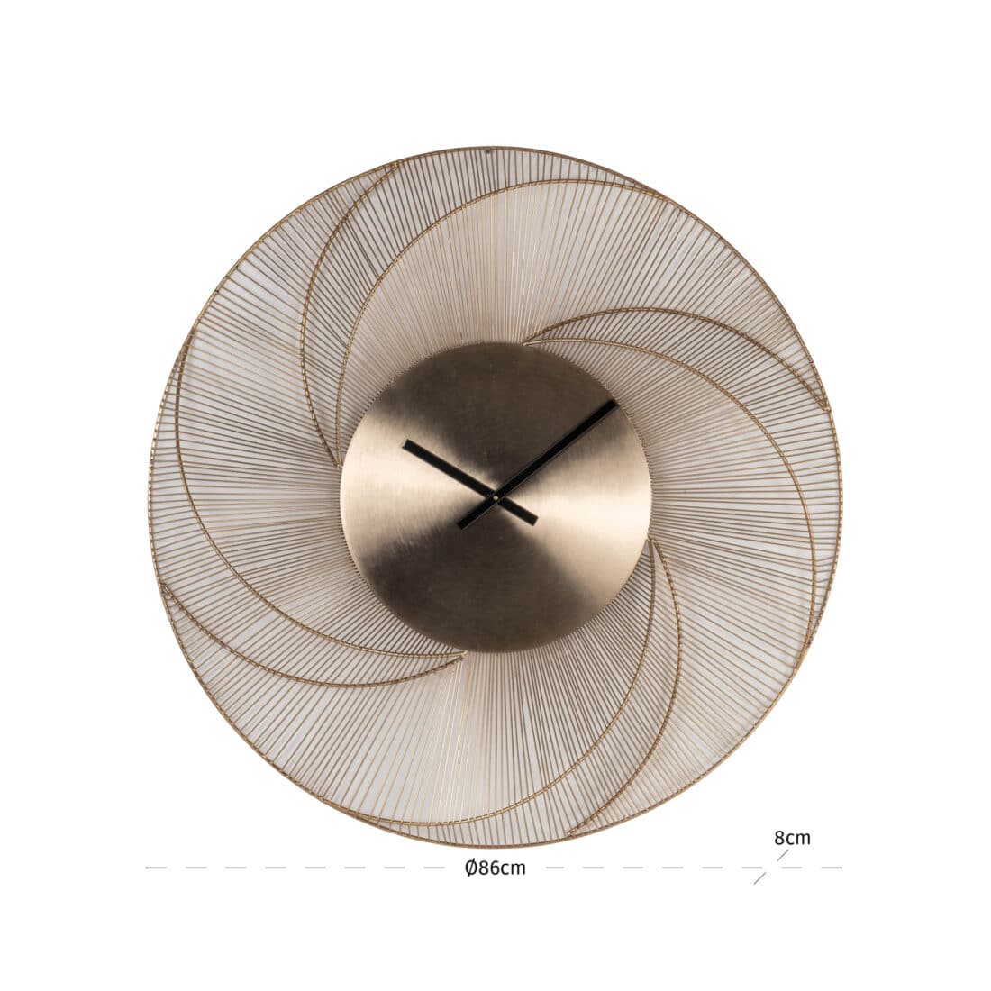 Richmond Interiors Klok 86 Cm Denver Goud