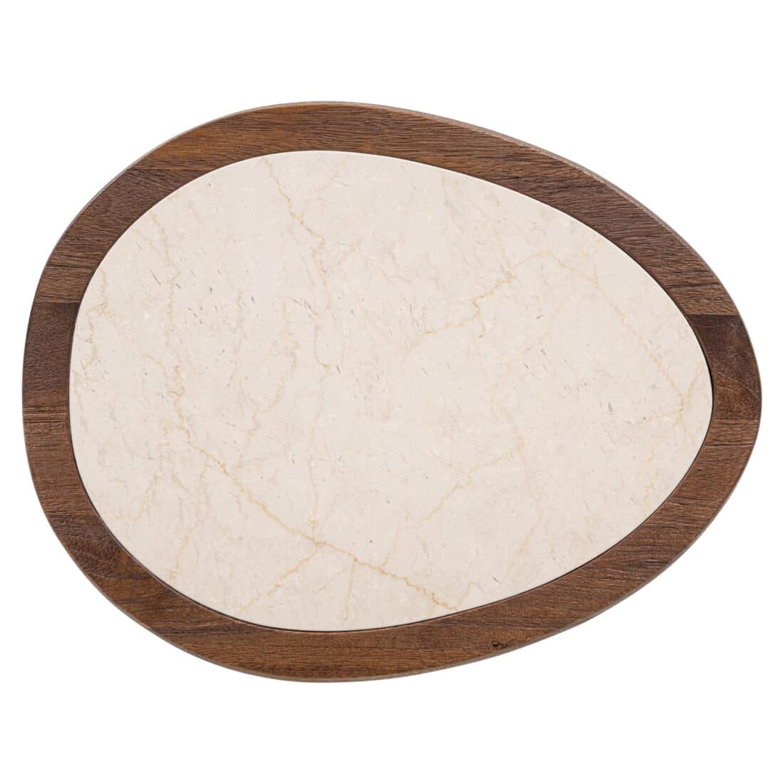 blad Richmond Interiors bijzettafel Melrose 39x50x51 cm marmer