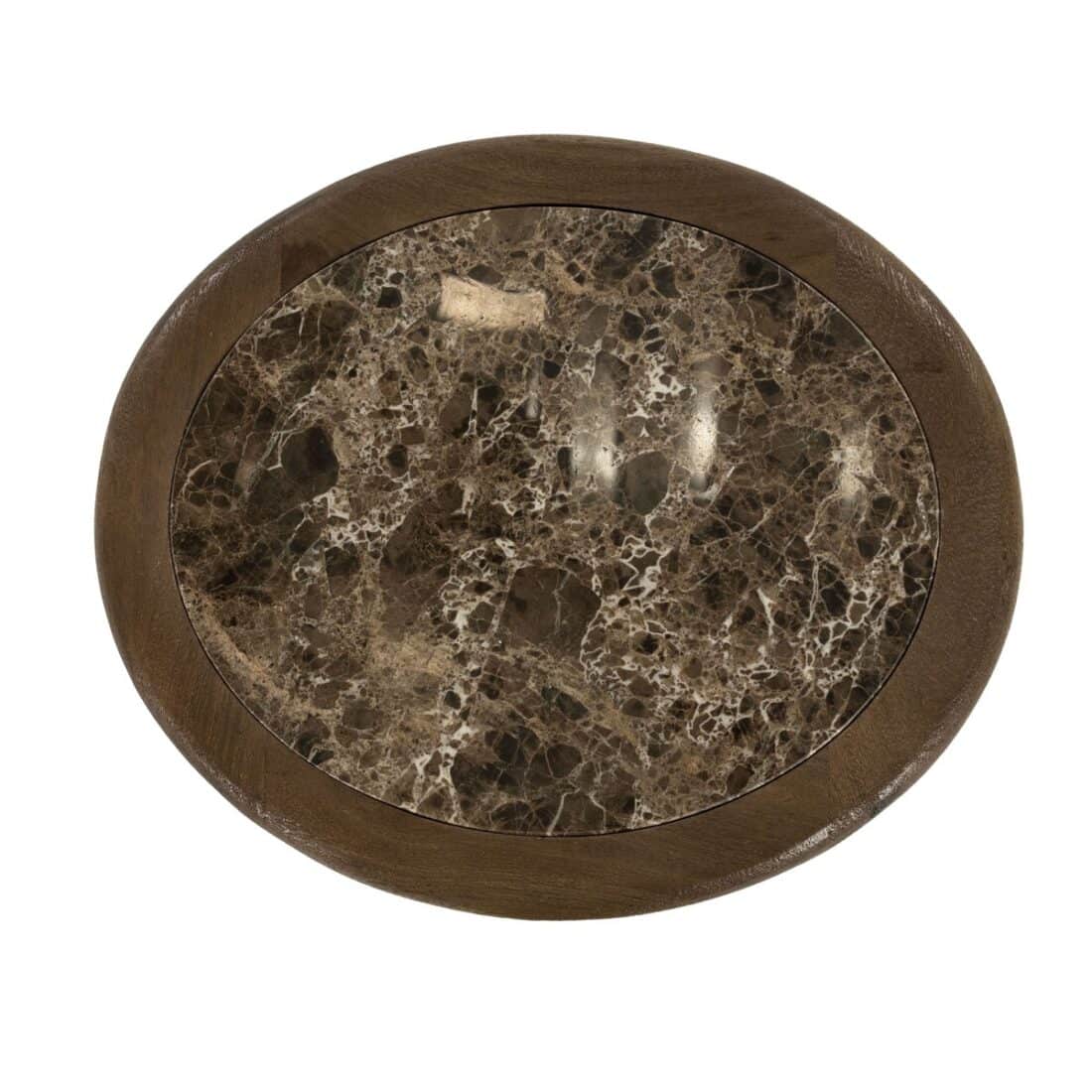 bovenkant Eleonora bijzettafel Vito 43x37x55 cm marmer bovenkant Eleonora bijzettafel Vito 43x37x55 cm marmer