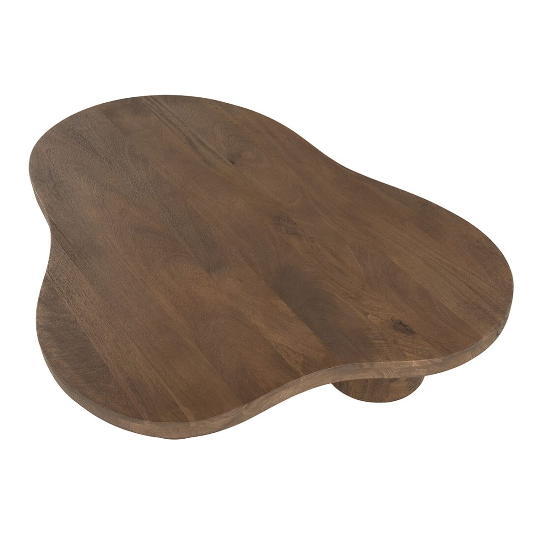bovenkant Eleonora salontafel Charlie 130x100x30 cm mangohout lichtbruin bovenkant Eleonora salontafel Charlie 130x100x30 cm mangohout lichtbruin