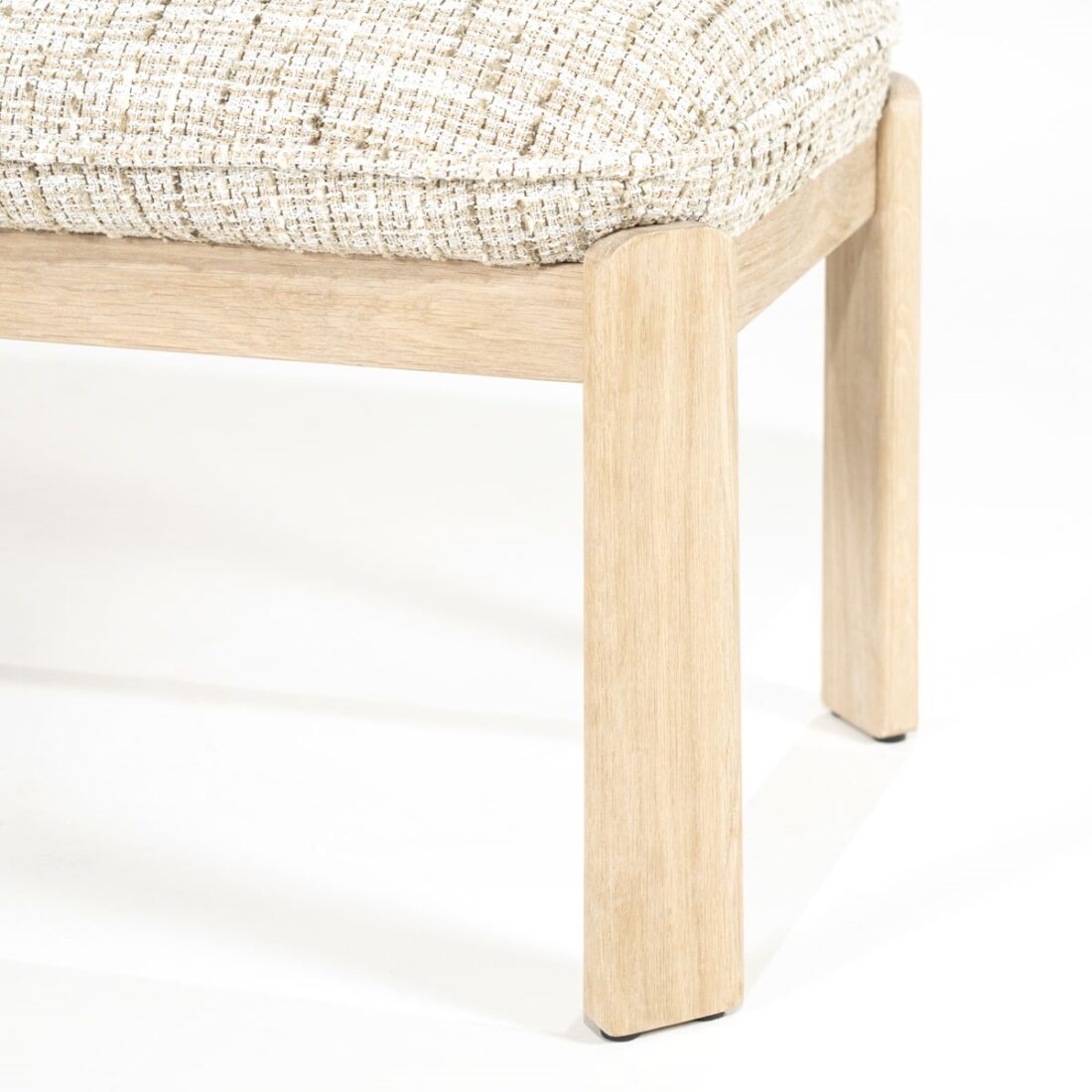 detailfoto Eleonora eetkamerbank Lottie 143 cm beige detailfoto Eleonora eetkamerbank Lottie 143 cm beige