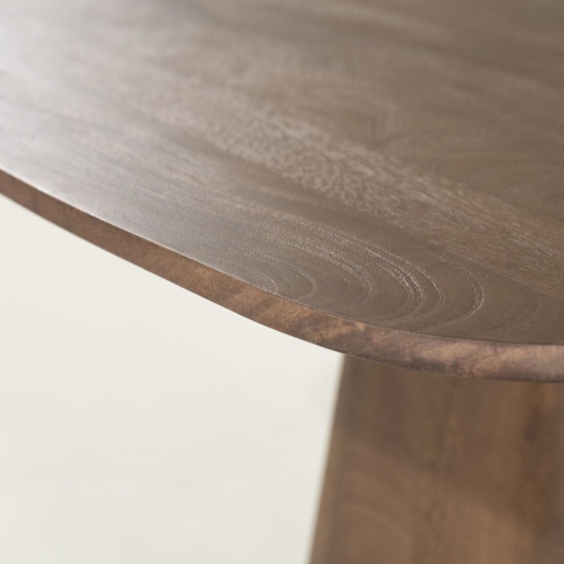 detailfoto Eleonora eettafel Aron 80x80x76 cm donkerbruin mangohout detailfoto Eleonora eettafel Aron 80x80x76 cm donkerbruin mangohout