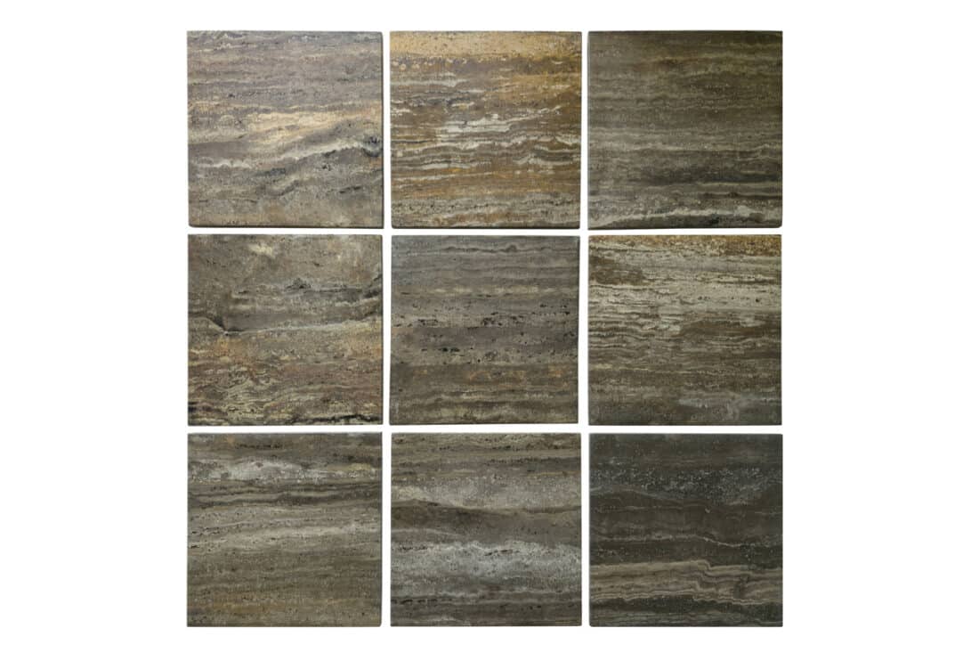 detailfoto Richmond Interiors wandtafel Russo 100x40x76 cm travertin