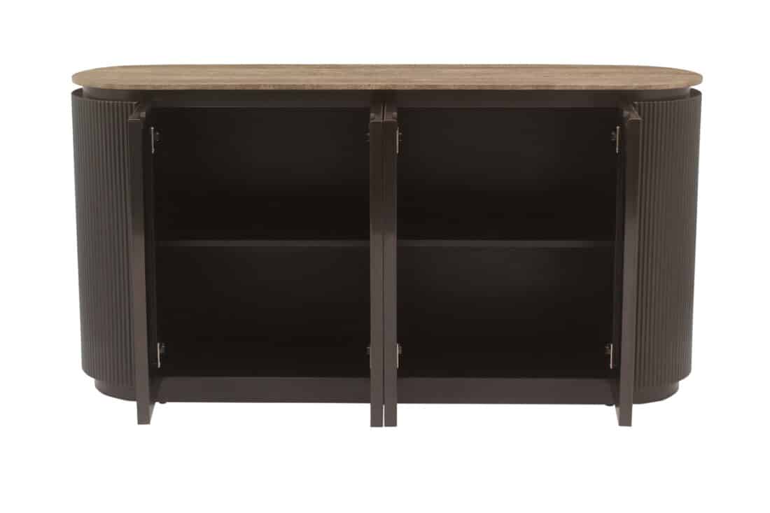 open Richmond Interiors dressoir Russo 160x40x82 cm travertin open Richmond Interiors dressoir Russo 160x40x82 cm travertin