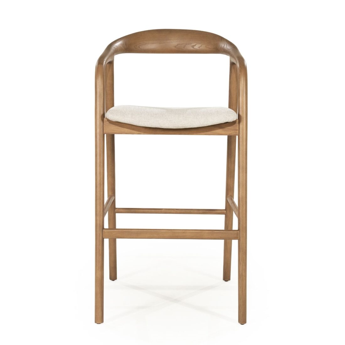 voorkant Eleonora barkruk Rayven lichtbruin