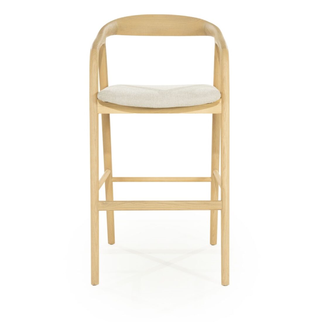 voorkant Eleonora barkruk Rayven naturel